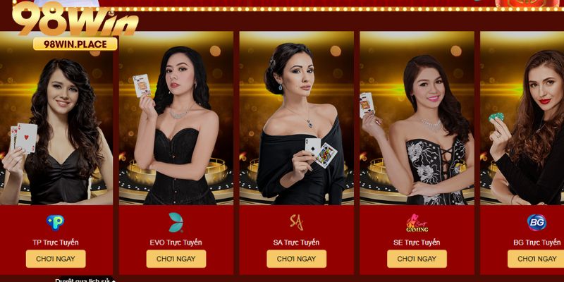 Dàn dealer xinh đẹp xuất hiện tại sảnh game