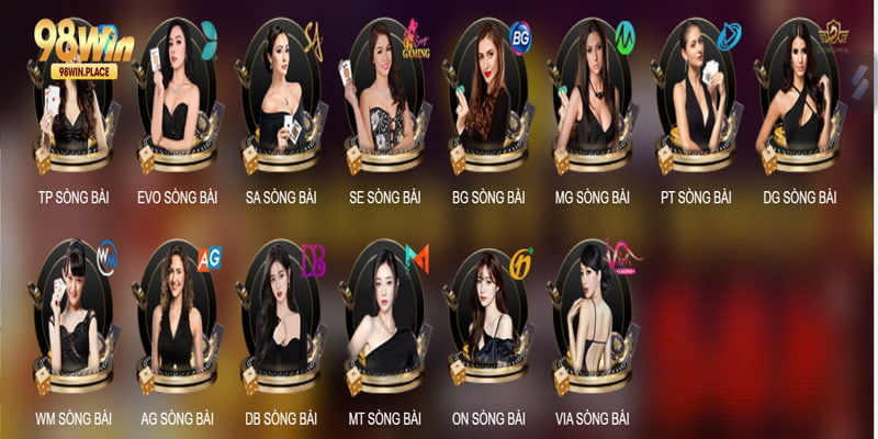 Sảnh DG Casino 98WIN được rất nhiều người chơi ưa chuộng